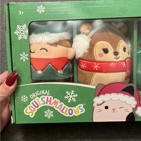 COPY 2022 NEW squishmallow Christmas seasonal squad 5pack nick nicolette leama - Picture 2 of 9